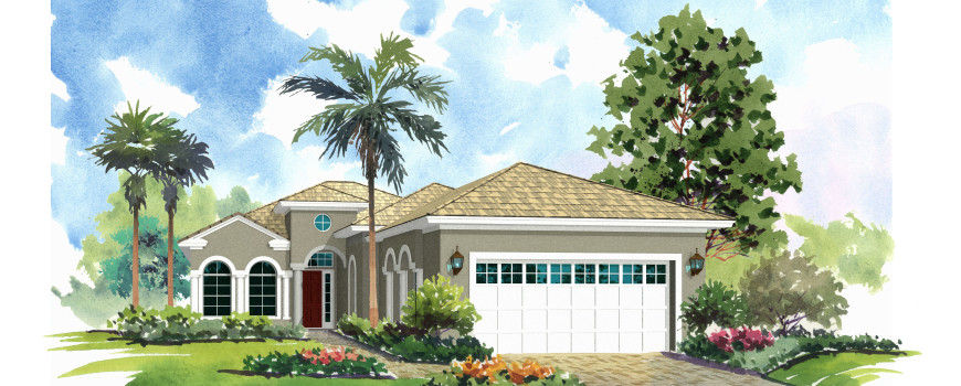 Diana 1815 by Renar Homes - Artist Rendering A