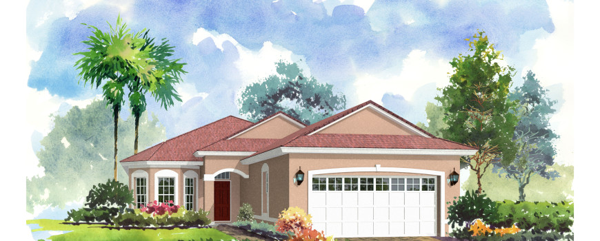 Renee 2031 by Renar Homes - Artist Rendering B